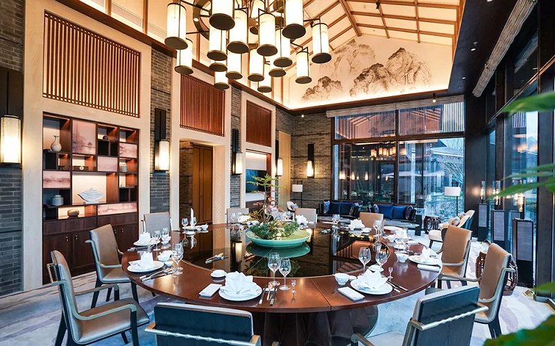 杭州湘湖逍遥庄园餐厅家具